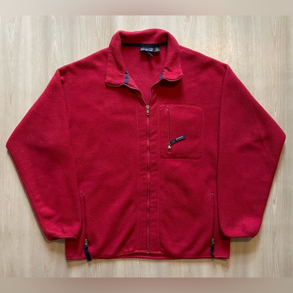 Vintage 90s Patagonia Synchilla Fleece Jacket Made In USA 
Sz XL - Picture 1 of 5